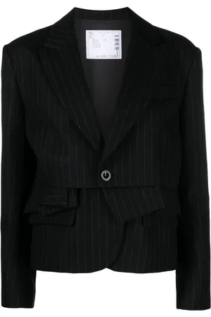 SACAI Blazer mit Nadelstreifen