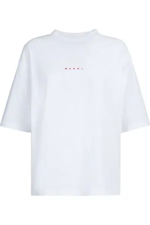 Marni T-Shirt mit Logo-Print