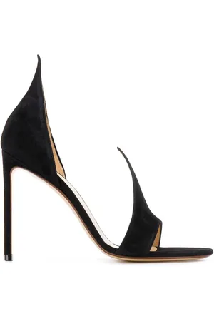 Francesco Russo Spitz zulaufende Sandalen