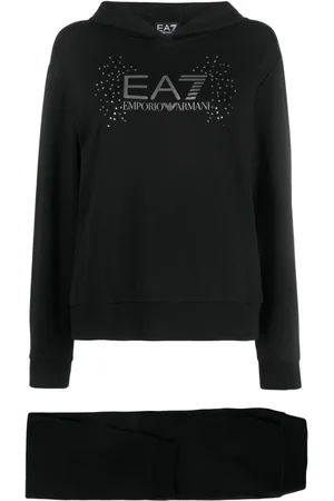 EA7 Jogginganzug mit Logo-Print