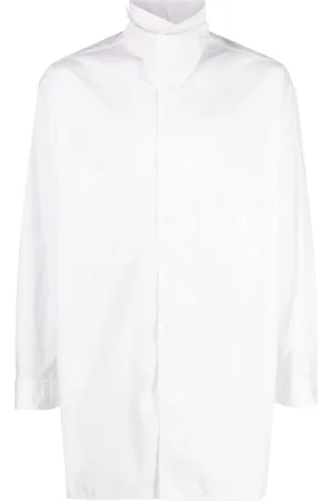 YOHJI YAMAMOTO Hemd mit Kragen im Layering-Look