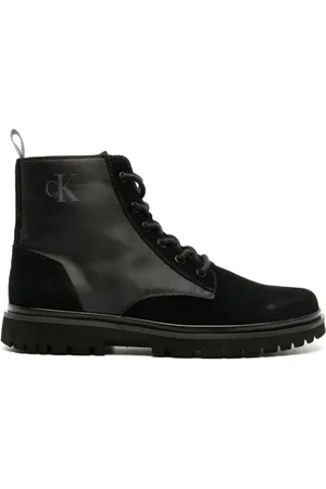 Calvin Klein Eva Schnürstiefel mit Kontrasteinsätzen