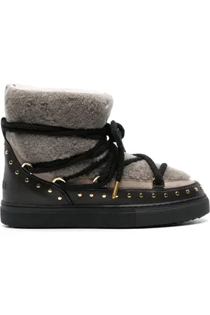 INUIKII Schnürstiefel mit Shearling