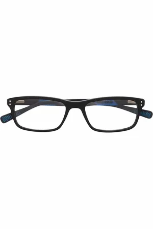 Nike Eckige Brille mit Glanzoptik