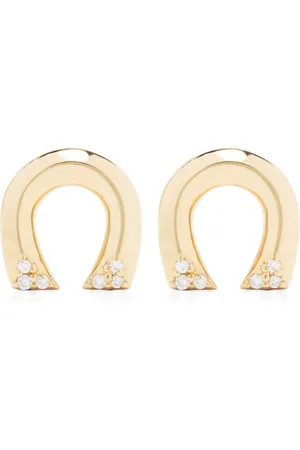 HARWELL GODFREY 18kt Tiny Gelbgoldohrstecker mit Diamanten