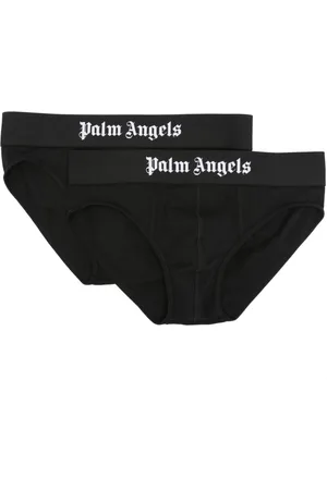 Palm Angels Set aus zwei Slips mit Logo-Print