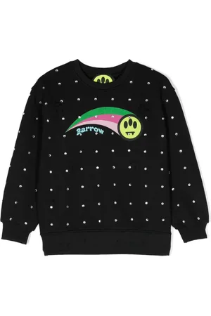 BARROW Strassverziertes Sweatshirt mit Logo-Print