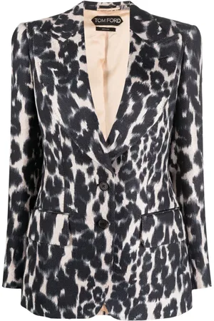 Tom Ford Blazer mit Leoparden-Print