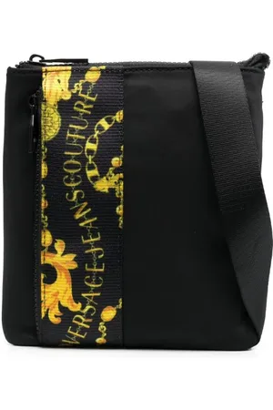VERSACE Kuriertasche mit Logo-Print