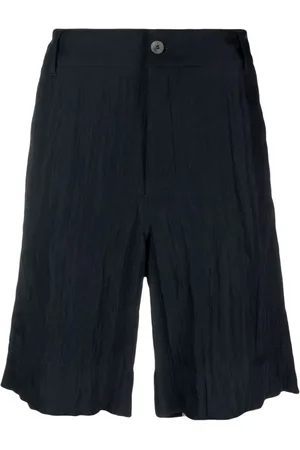 Giorgio Armani Weite Shorts mit Knitteroptik