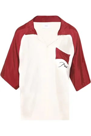 Rhude Hemd mit Logo-Stickerei