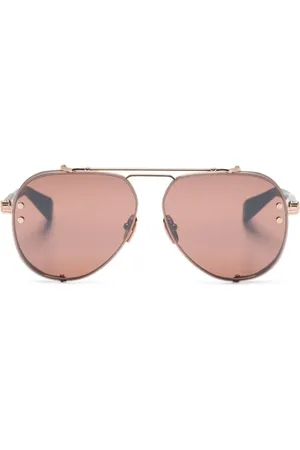 Balmain Ovale Captaine Sonnenbrille mit Farbverlauf