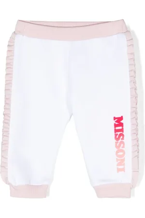 Missoni Gerüschte Jogginghose mit Logo-Print