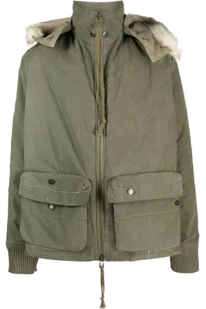 GREG LAUREN Army Tent Retro Jacke mit Reißverschluss