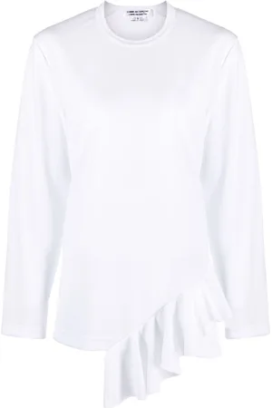 Comme des Garçons T-Shirt mit Rüschen