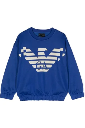 Emporio Armani Sweatshirt mit Monogramm-Print