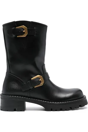VERSACE Stiefel mit Schlangen-Effekt