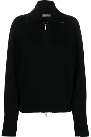 LORENA ANTONIAZZI Jacke mit Faux-Fur-Kragen