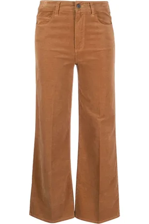 Paige Leenah Cropped-Hose aus Cord