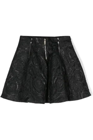 VERSACE Cloqué-Minirock mit Barocco-Muster