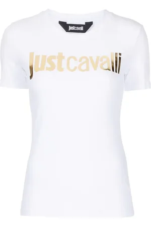 Roberto Cavalli T-Shirt mit Logo-Prägung
