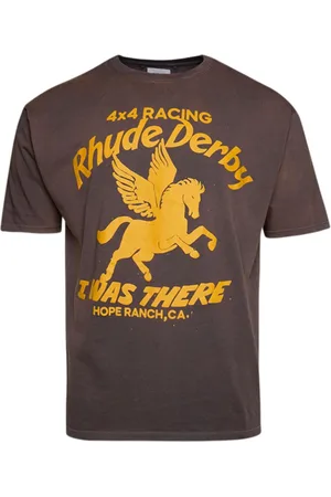 Rhude Derby T-Shirt mit Logo-Print