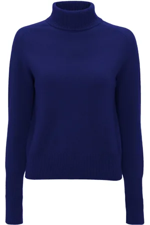 Victoria Beckham Fein gestrickter Rollkragenpullover