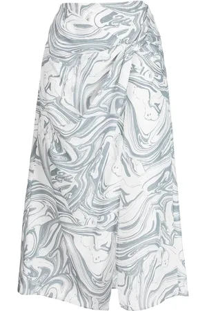Simkhai Midirock mit Marmor-Print