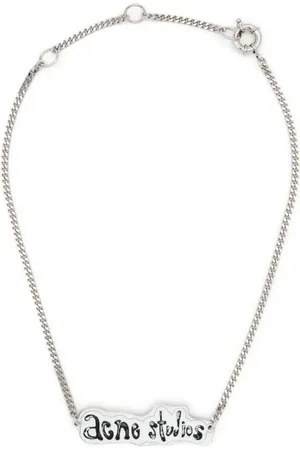 Acne Studios Halskette mit Logo-Anhänger