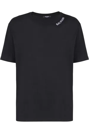 Balmain T-Shirt mit Logo-Stickerei