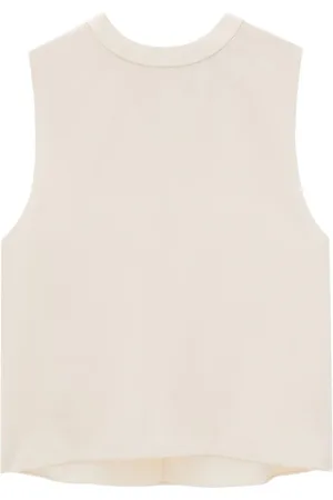 Saint Laurent Tanktop mit Rundhalsausschnitt