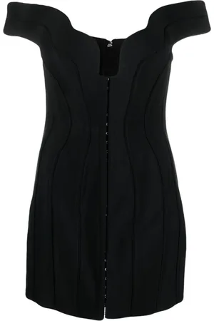 MUGLER Minikleid mit Wellenkanten