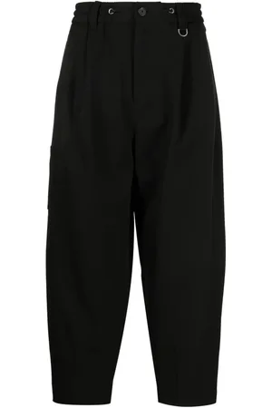 SONGZIO Bestickte Baggy-Hose mit Bundfalten