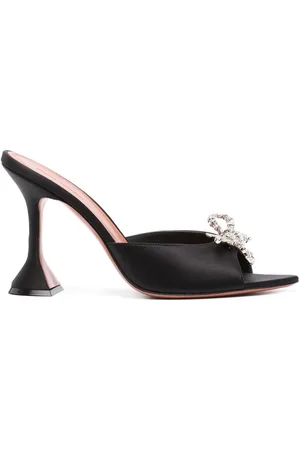 Amina Muaddi Rosie Sandalen mit Kristallen 95mm