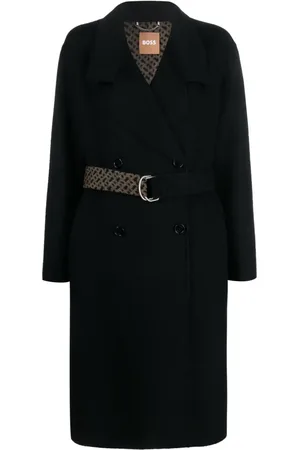 HUGO BOSS Jacquard-Mantel mit Monogramm