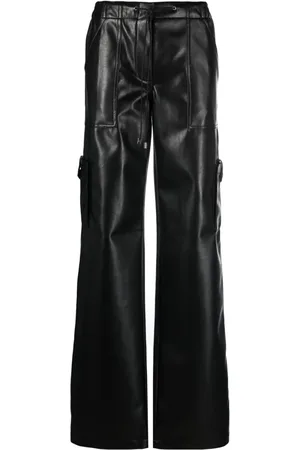 ERMANNO SCERVINO Hose aus Faux-Leder mit Kordelzug