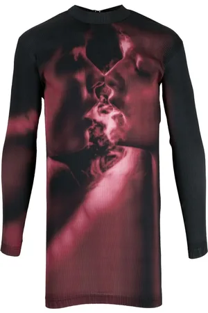 Eytys Rhye Ruby Smoke Kleid mit Stehkragen
