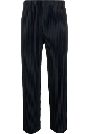 Issey Miyake Plissierte MC September Straight-Leg-Hose