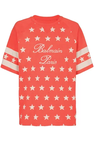 Balmain T-Shirt mit Sternen