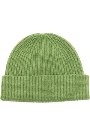 PRINGLE OF SCOTLAND Gerippte Strickmütze mit Umschlag