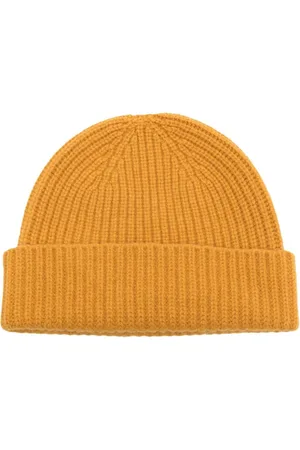 PRINGLE OF SCOTLAND Gerippte Strickmütze mit Umschlag