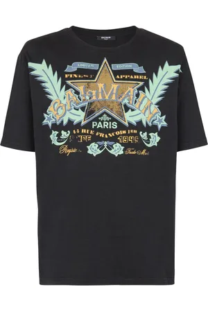 Balmain T-Shirt mit Western-Print