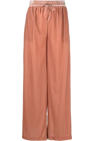 Twin-Set Samthose mit weitem Bein