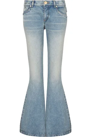 Balmain Tief sitzende Bootcut-Jeans