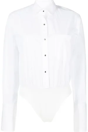 DAVID KOMA Body im Hemdstil