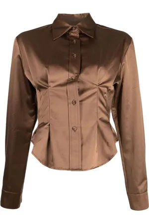 Cynthia Rowley Langarmshirt mit Falten
