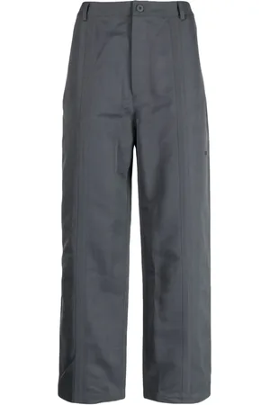 Off-Duty Straight-Leg-Hose mit Logo-Stickerei