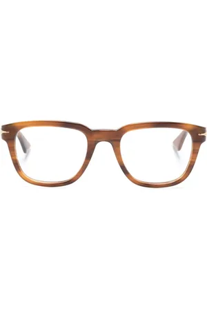 Montblanc Eckige Brille mit Logo-Gravur
