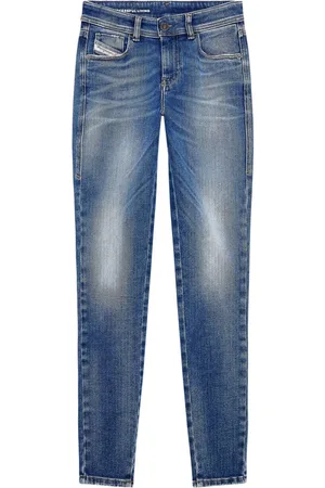 Diesel Slandy 2017 Skinny-Jeans mit hohem Bund