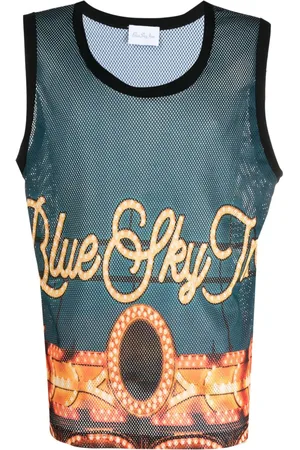 BLUE SKY INN FunPark Trägershirt mit Logo-Print